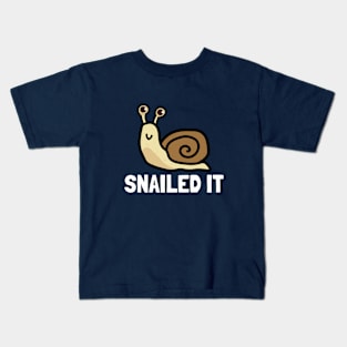 Snailed It Kids T-Shirt